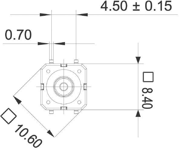 RAFI 1.14.100.501/0000 114100501 Drucktaster 42V DC/AC 0.1A 1 x Aus/(Ein) tastend 1St.