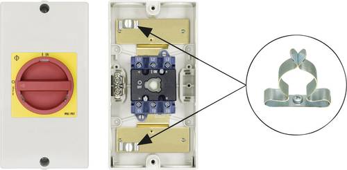 KG20 T203/D-A159 KL51V Reparaturschalter absperrbar 1 x 90° Rot, Gelb 1St.