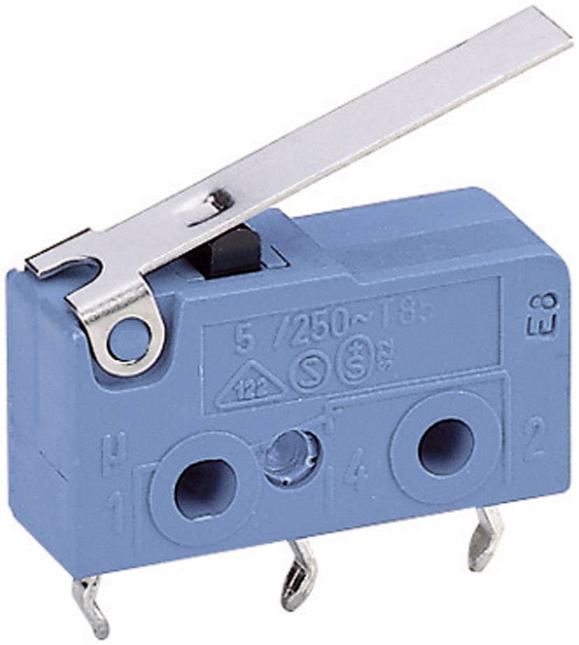 Marquardt 1050.7202 Mikroschalter 1050.7202 250 V/AC 5 A 1 x Ein/(Ein) tastend 1 St.
