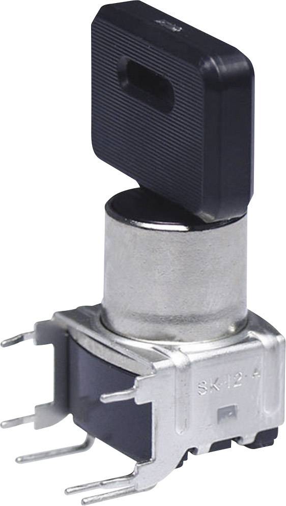 NKK Switches SK14DG30 SK14DG30 Schlüsselschalter 28 V DC/AC 0.1 A 1 x Ein/Ein/Ein 2 x 45 ° 1 St.