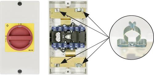 KG20B T206/D-A059 KL11V Reparaturschalter absperrbar 1 x 90° Rot, Gelb 1St.