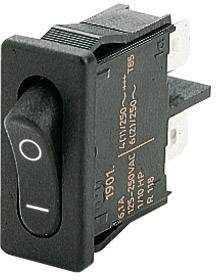 Marquardt 1901.1103 Wippschalter 1901.1103 250 V/AC 6A 1 x Aus/Ein rastend