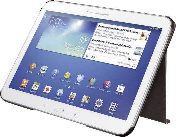 Samsung Diary Tasche EF-BP520 Galaxy Tab 3 10.1 Braun