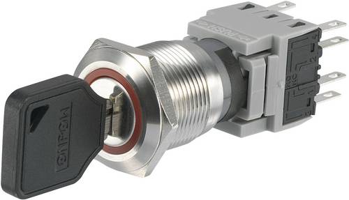 LAS1-BGQ-22Y/31 Schlüsselschalter 250 V/AC 5A 2 x Ein/Aus/Ein 2 x 90° IP40 1St.