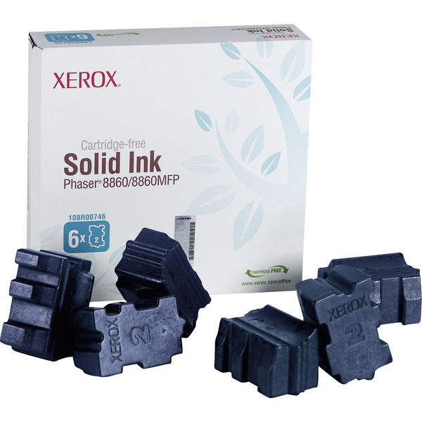 Xerox 108R00746 Solid Ink, Phaser 8860/8860MFP 108R00746 (6 Sticks) Solid Ink Original  Cyan 6 St.