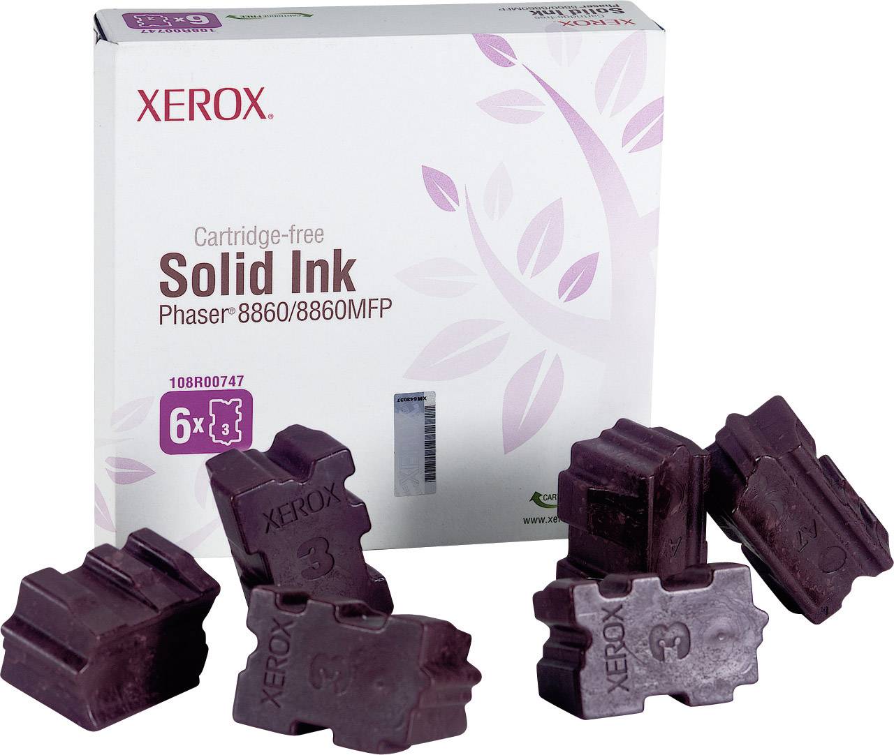 Xerox Druckerpatrone Solid Ink, Phaser 8860/8860MFP 108R00747 (6 Sticks) Original Magenta 108R00747