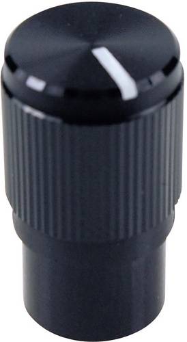 Cliff FC7257 FC7257 Drehknopf Schwarz (Ø x H) 10.7 mm x 19 mm