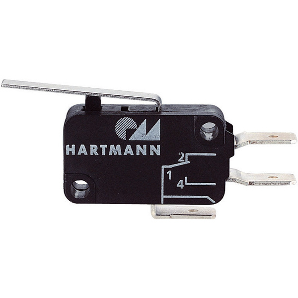 Hartmann Mikroschalter 04G01C04B01A 250 V/AC 16A 1 x Ein/(Ein) tastend 1St.