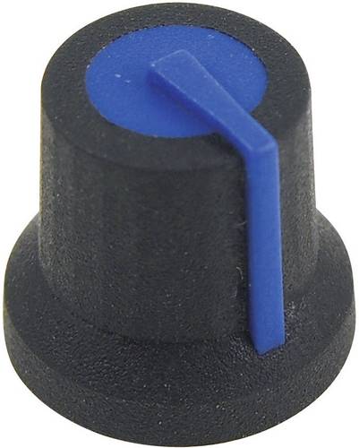Cliff CL170827BR CL170827BR Drehknopf Schwarz, Blau (Ø x H) 16.8 mm x 14.5 mm