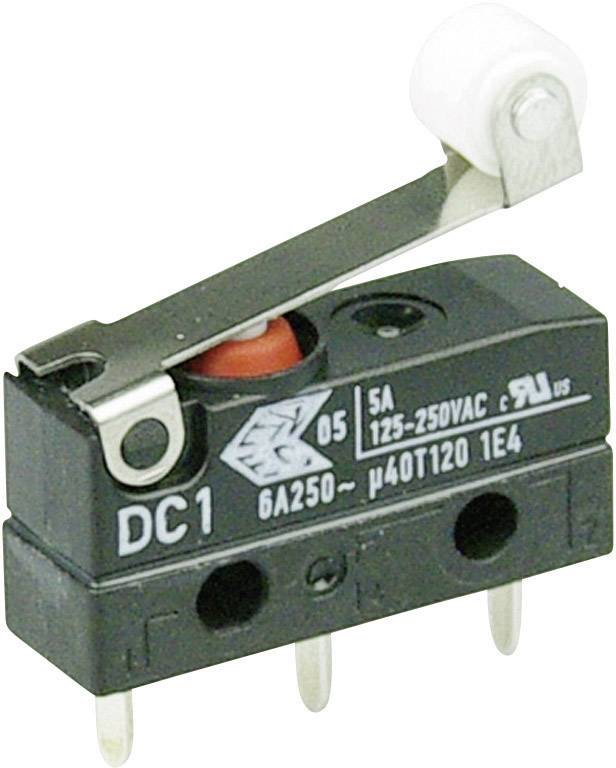ZF DC1C-H1RB Mikroschalter DC1C-H1RB 250 V/AC 6 A 1 x Ein/(Ein) IP67 tastend 1 St.
