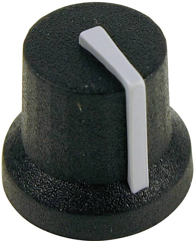 Cliff CL170844BR CL170844BR Drehknopf Schwarz, Grau (Ø x H) 16.8 mm x 14.5 mm