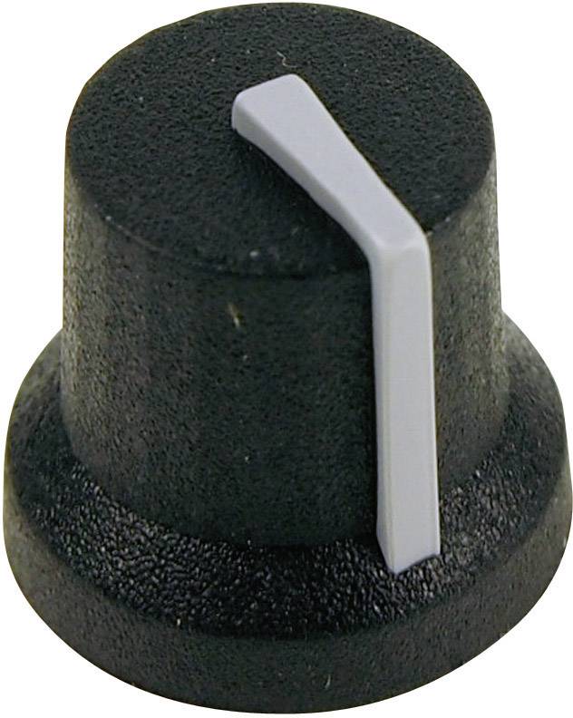 Cliff CL170844CR CL170844CR Drehknopf Schwarz, Grau (Ø x H) 16.8 mm x 14.5 mm