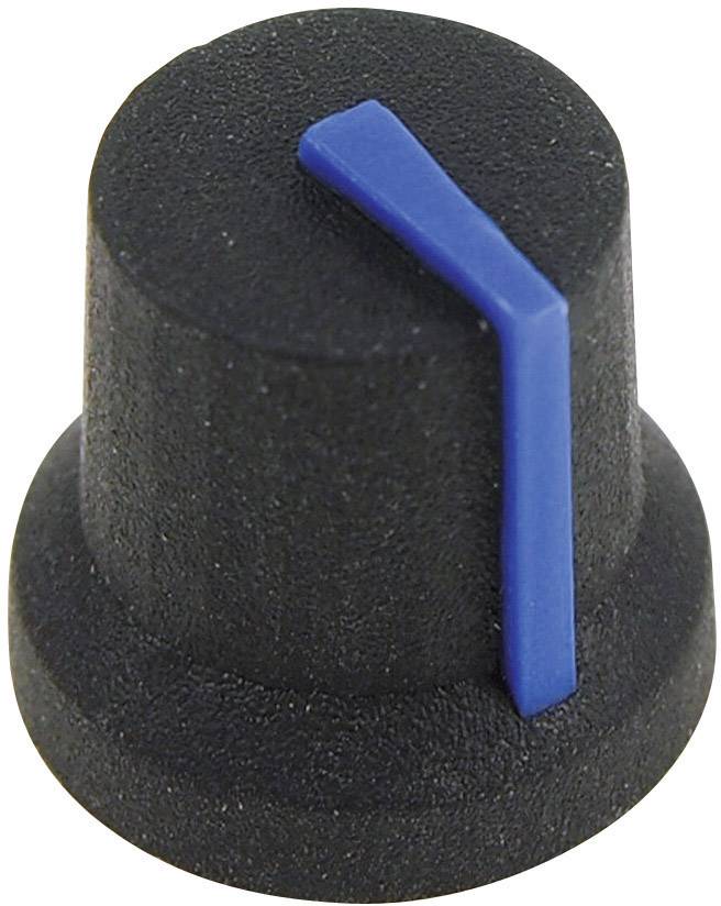 Cliff CL170851BR CL170851BR Drehknopf Schwarz, Blau (Ø x H) 16.8mm x 14.5mm