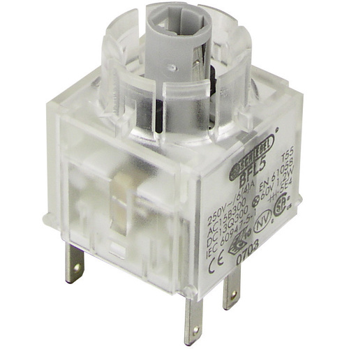 Schlegel BFL5 Kontaktelement mit Lampenfassung 1 Öffner, 1 Schließer rastend 250V 1St.
