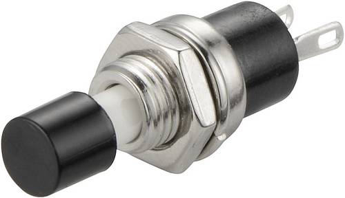 TRU Components 1587876 TC-R13-24A1-05-BK Drucktaster 250 V/AC 1.5 A 1 x Aus/(Ein) tastend