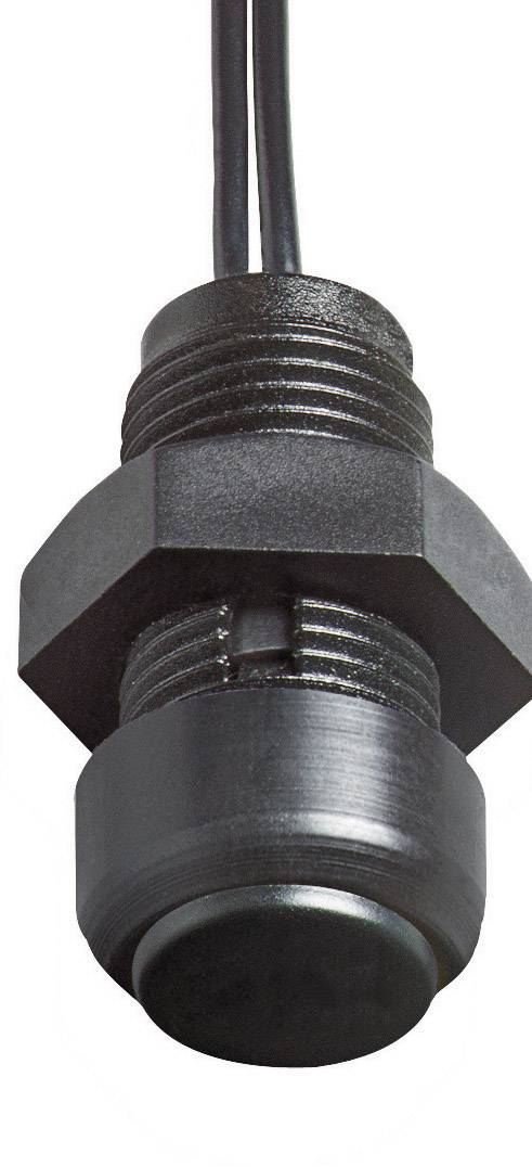 Elobau 145MT01A-BK Drucktaster 48 V DC/AC 0.2 A 1 x Ein/(Aus) tastend IP67 1 St.