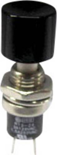 TRU Components 1587878 TC-R13-24A2-05 BK Drucktaster 250 V/AC 1.5 A 1 x Aus/(Ein) tastend