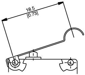 Saia V4NST9YCUL Mikroschalter V4NST9YCUL 250 V/AC 5A 1 x Ein/(Ein) IP67 tastend 1St.