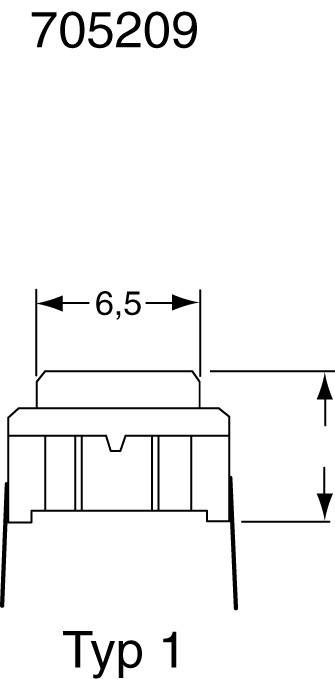 MEC 3CSH9 3CSH9 Drucktaster 24 V/DC 0.05 A 1 x Aus/(Ein) tastend IP67