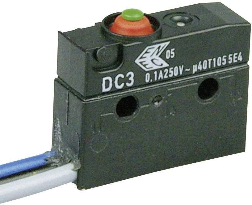 ZF DC3C-C3AA Mikroschalter DC3C-C3AA 250 V/AC 0.1 A 1 x Ein/(Ein) IP67 tastend 1 St.