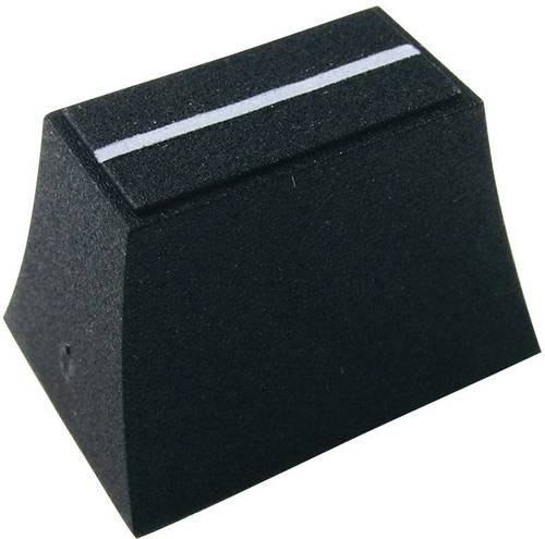 Tête de bouton à glissière Cliff CP3193 noir (L x l x H) 20 x 14 x 13 mm 1 pc(s)