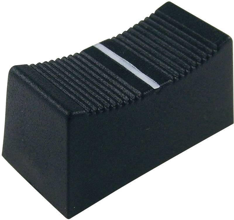 Cliff CP3260 CP3260 Schiebeknopf Schwarz (L x B x H) 23 x 11 x 11 mm