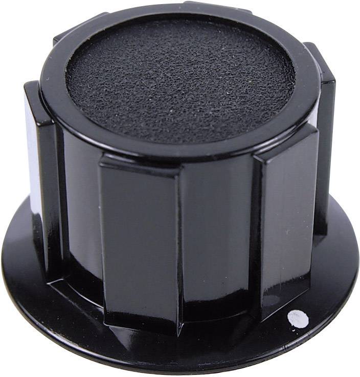 Cliff FC1601 FC1601 Drehknopf Schwarz (Ø x H) 25.4 mm x 15.1 mm 1 St.