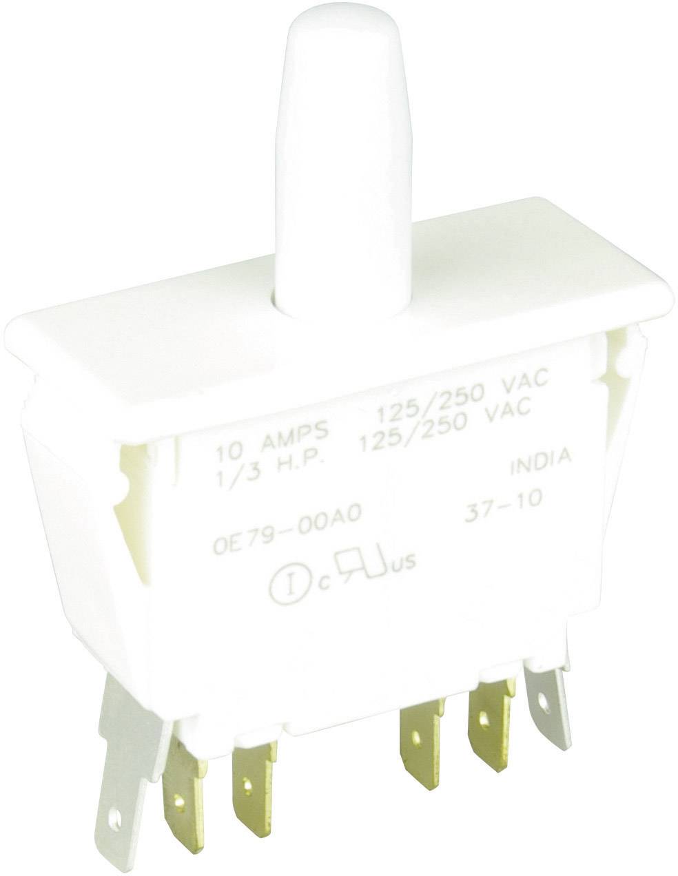 ZF E79-00A E79-00A Drucktaster 250 V/AC 10 A 2 x Ein/(Ein) tastend 1 St.