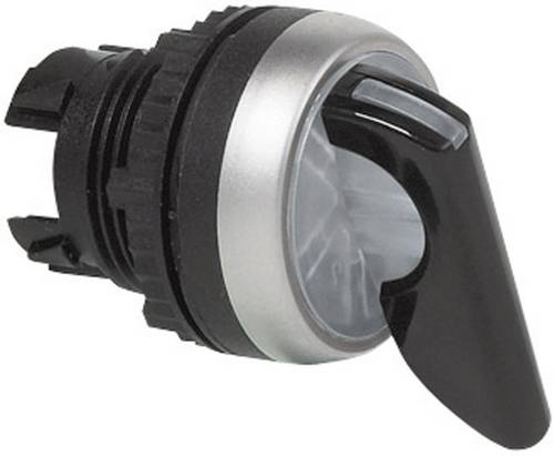 L21KV30 Wahltaste Frontring Kunststoff, verchromt Schwarz 1 x 45° 1St.
