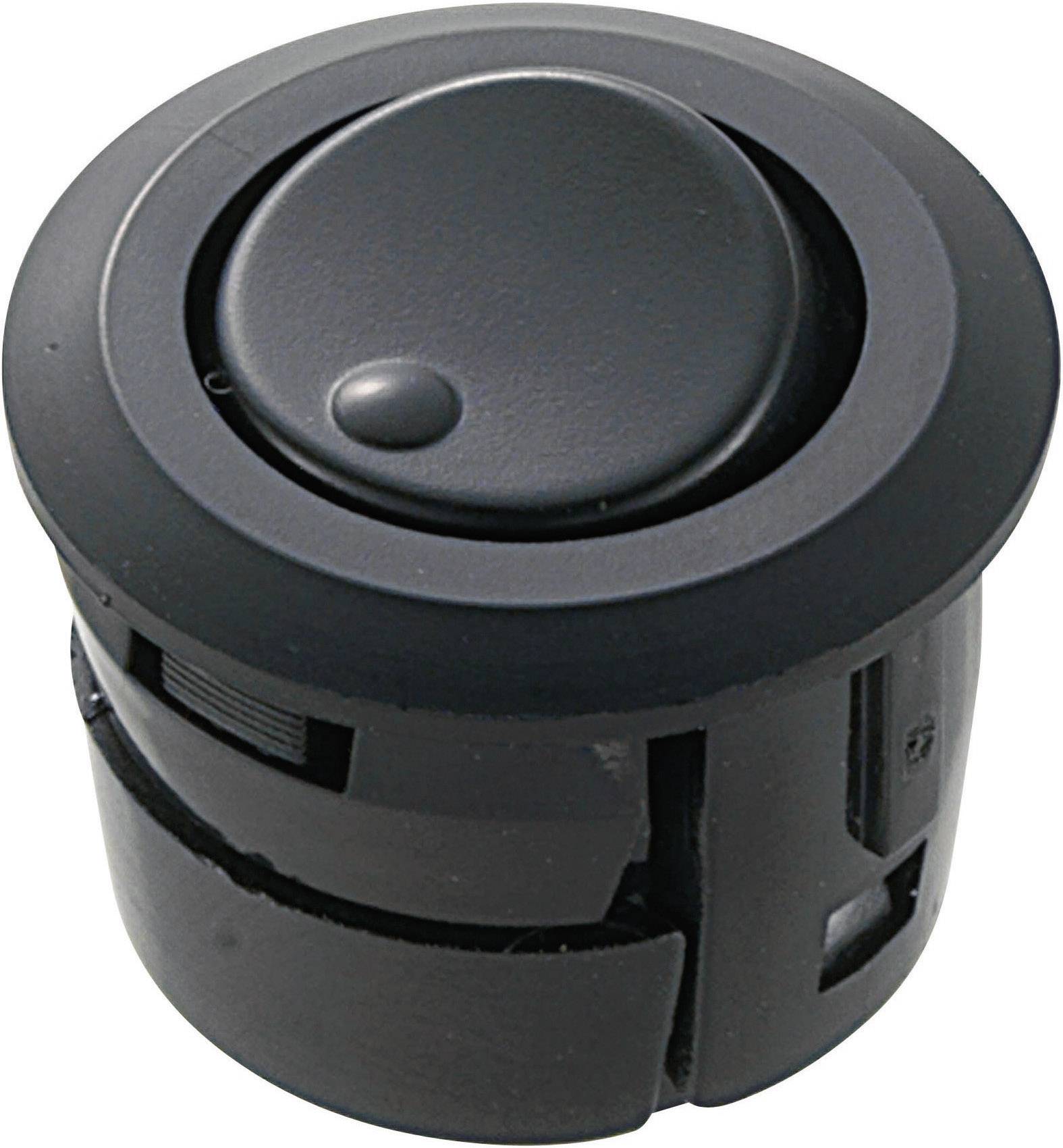 Miyama Wippschalter DS-059K-BS 250 V/AC 3 A 1 x Aus/Ein rastend 1 St.