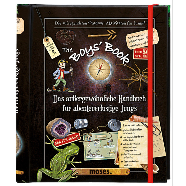 Kinderbuch moses Boys Book Das außergewöhnliche Handbuch 107279 1St.