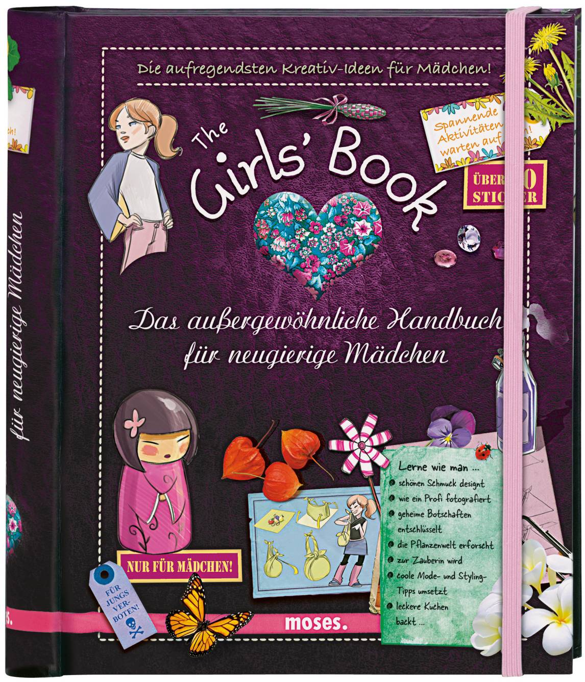 Kinderbuch moses Girls Book Das außergewöhnliche Handbuch 107286 1 St.
