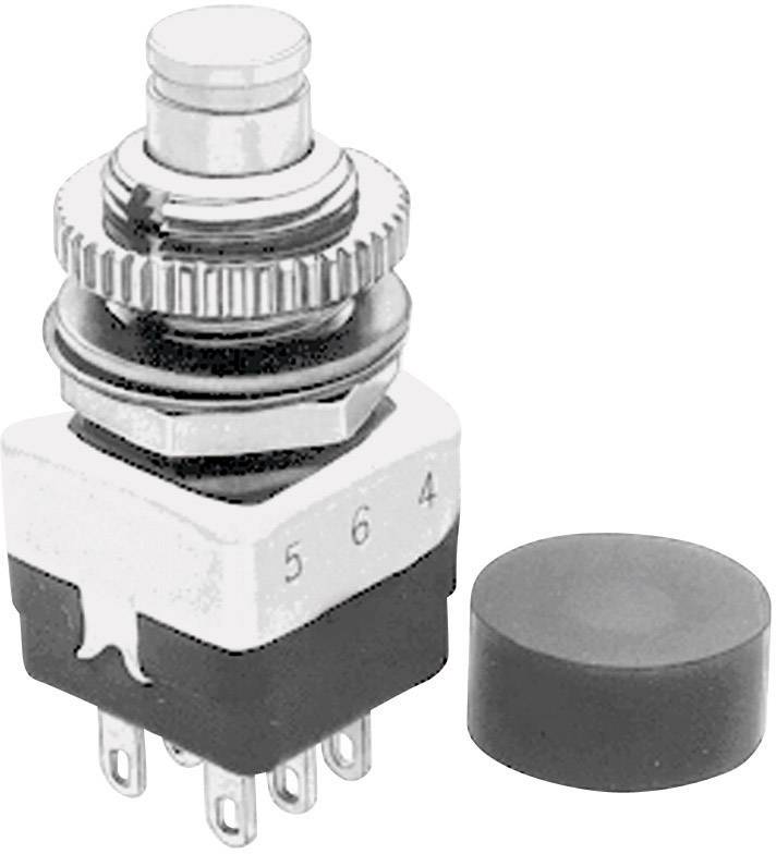 APEM 104450003 104450003 Drucktaster 220 V/AC 2 A 2 x Ein/(Aus) tastend 1 St.