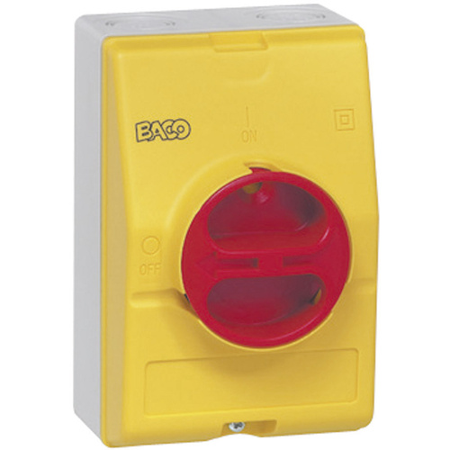 BACO 172961 Interrupteur sectionneur 20 A 1 x 90 ° jaune, rouge 1 pc(s)
