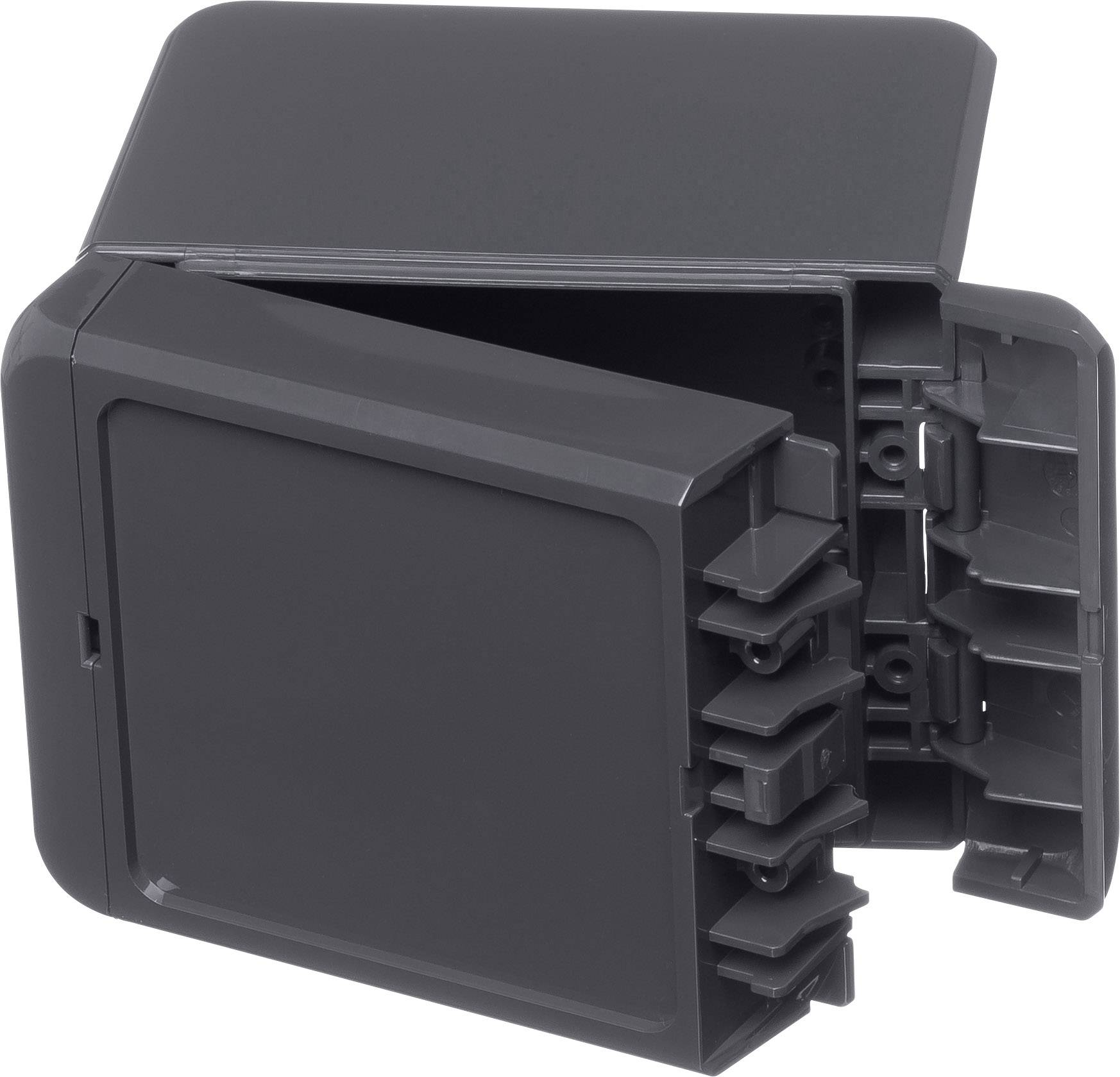 Bopla Bocube B 100809 ABS-7024 96032134 Industrie-Gehäuse 80 x 113 x 90 ABS Graphitgrau (RAL 7024) 1St.