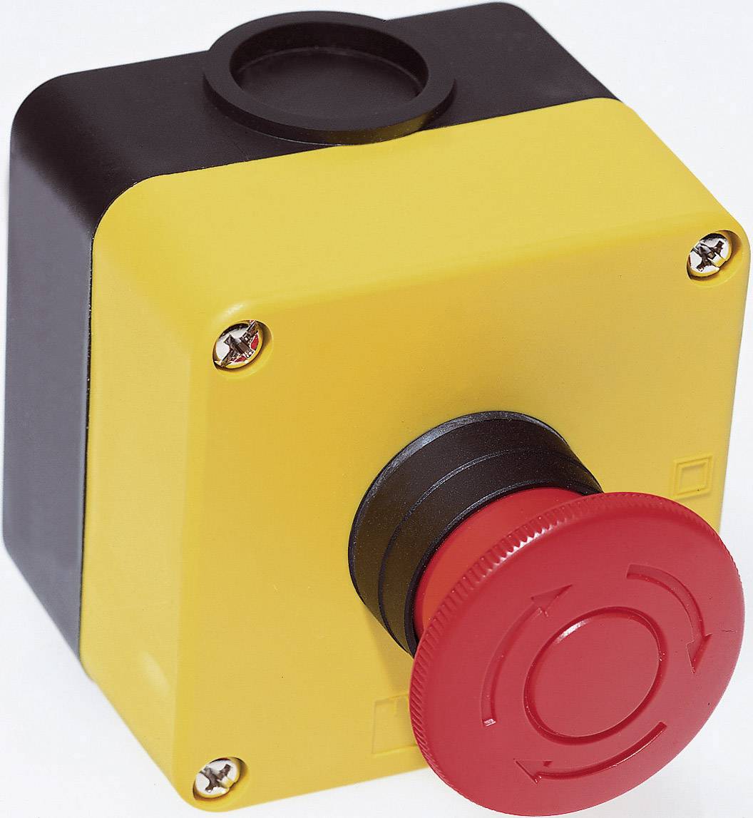 Idec HW1X-BV401-R Not-Aus-Schalter 250 V/AC 3A 1 Öffner IP65 (frontseitig)/IP20 (rückseitig) 1St.