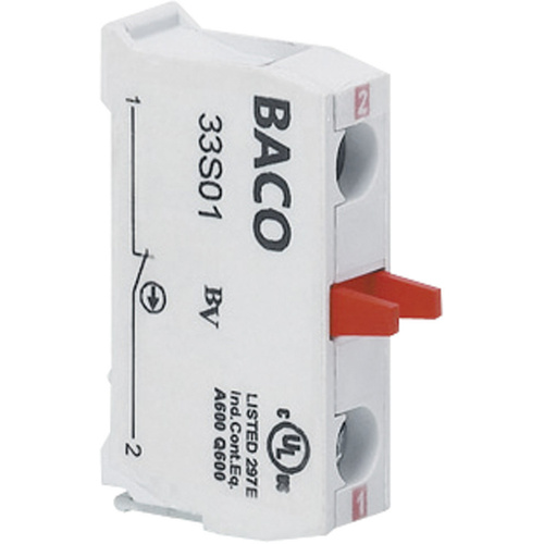 BACO BA33S01 Kontaktelement 1 Öffner tastend 600V