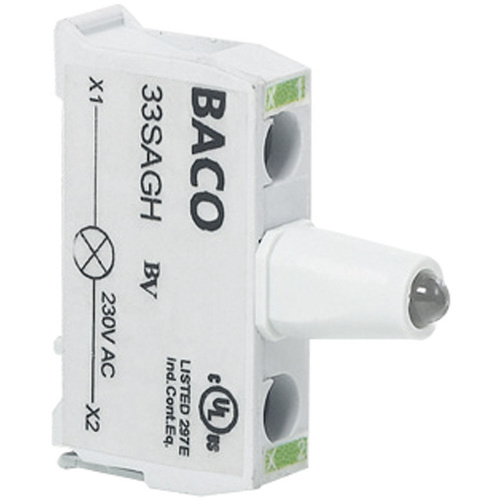 BACO BA33SAWL LED-Element Weiß 12 V/DC, 24 V/DC