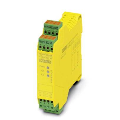 Phoenix Contact Sicherheitsrelais PSR-SPP- 24UC/ESL4/3X1/1X2/B Betriebsspannung: 24 V/DC, 24 V/AC 3 Schließer (B x H x T) 22.5