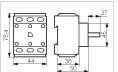 BACO 172000 Schalterblock 25 A Grau, Schwarz 1 St.