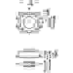 Diptronics DTSM-21N-V-B Drucktaster 12 V/DC 0.05A 1 x Aus/(Ein) tastend (L x B x H) 12 x 12 x 4.3mm