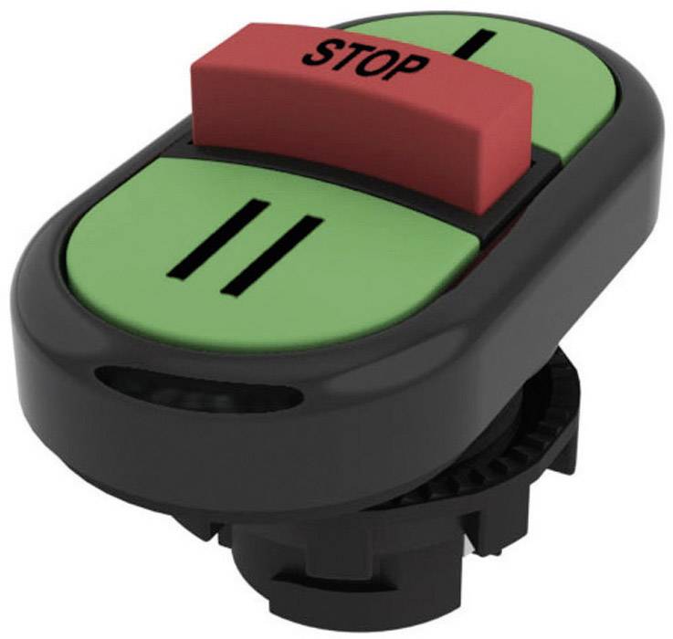 Pizzato Elettrica E21PTRS1AAAY E21PTRS1AAAY Dreifachdrucktaster Grün, Rot, Grün 1St.