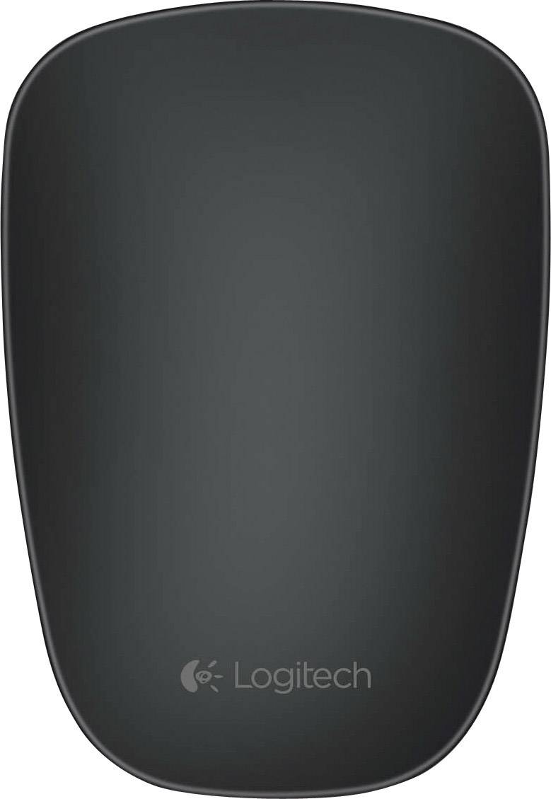 Logitech T630 Ultrathin Touch Mouse Maus Bluetooth® Laser Schwarz 1000 dpi Touch-Oberfläche