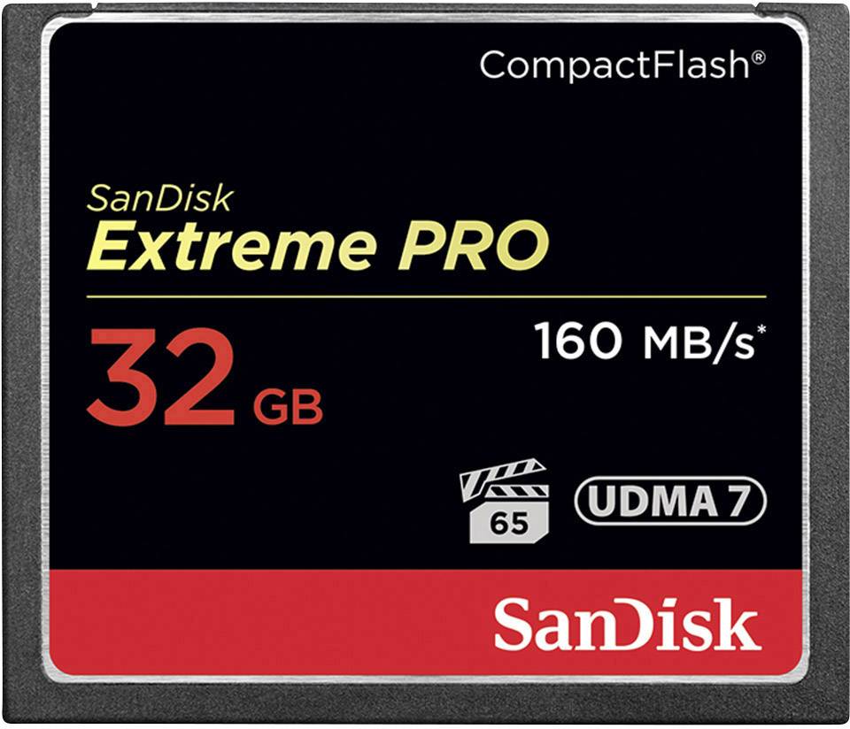SanDisk Extreme Pro Flash-Speicherkarte 32 GB 1000x/1067x CompactFlash