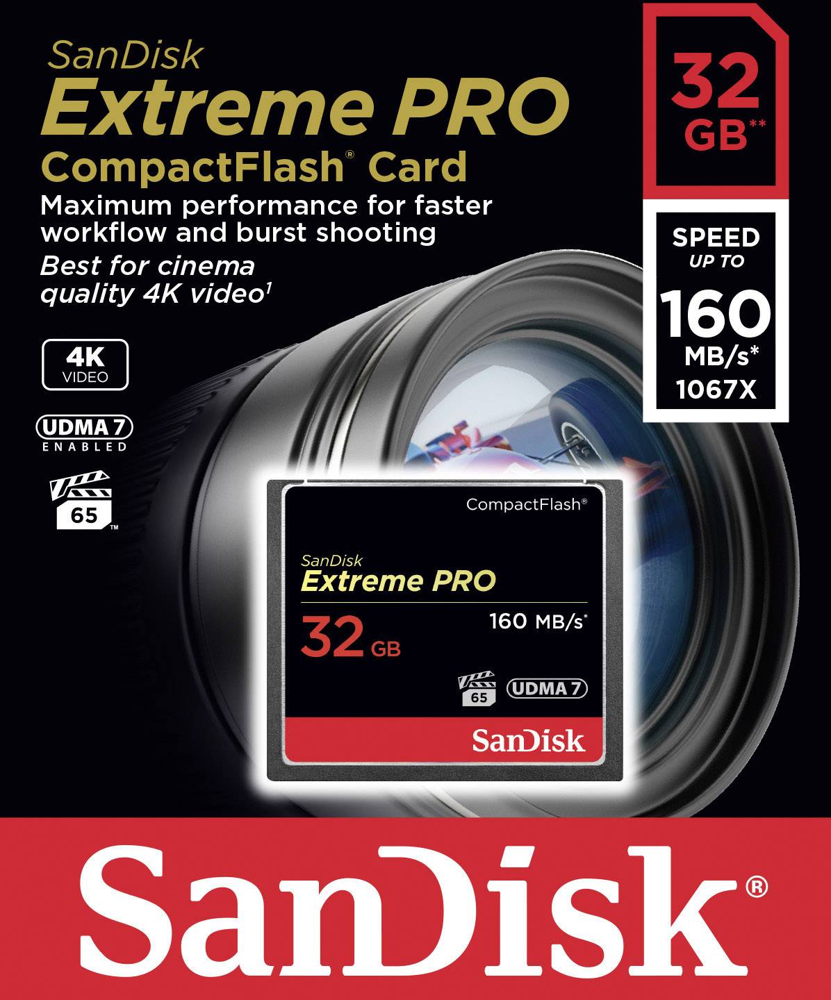 SanDisk Extreme Pro - Flash-Speicherkarte - 32 GB