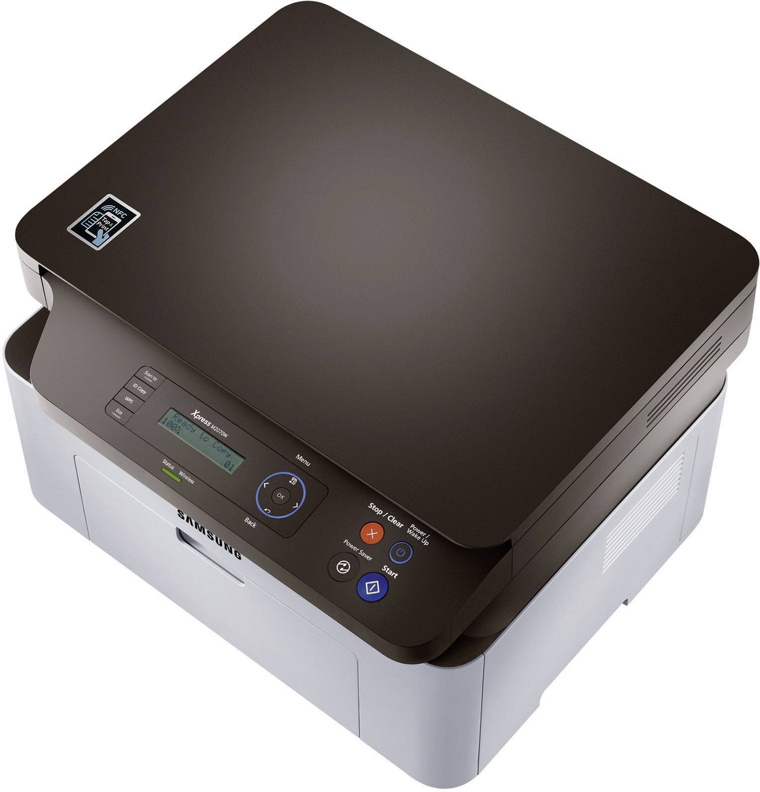 Samsung Xpress SL-M2070W Schwarzweiß Laser Multifunktionsdrucker A4 Drucker, Scanner, Kopierer