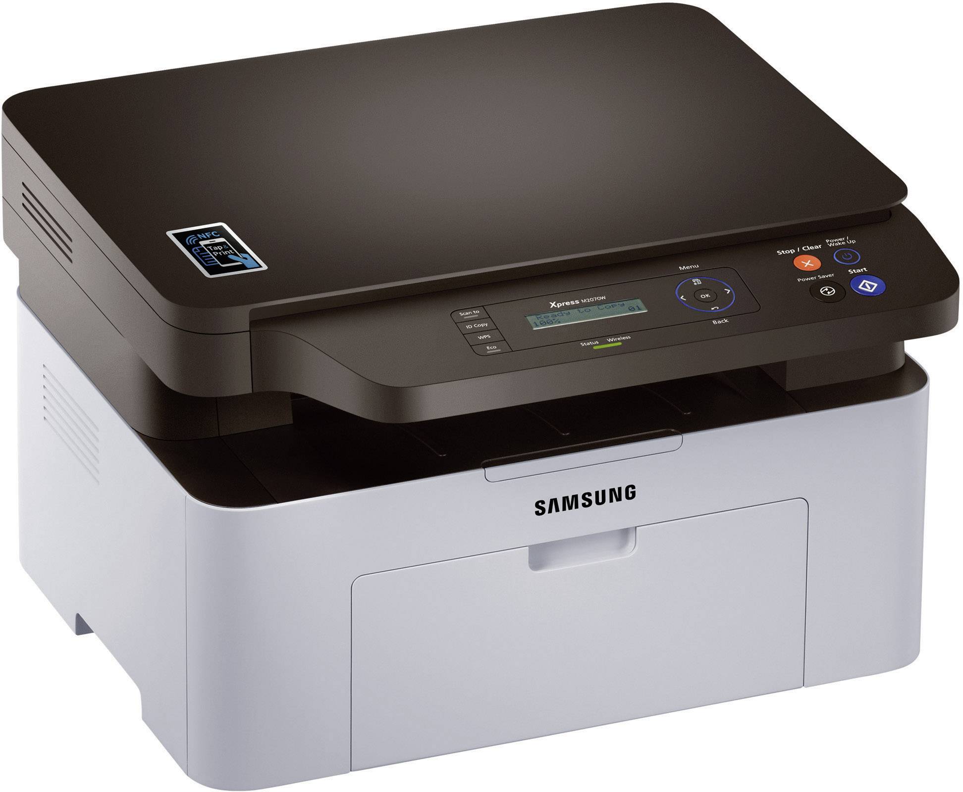 Samsung Xpress SL-M2070W Schwarzweiß Laser Multifunktionsdrucker A4 Drucker, Scanner, Kopierer