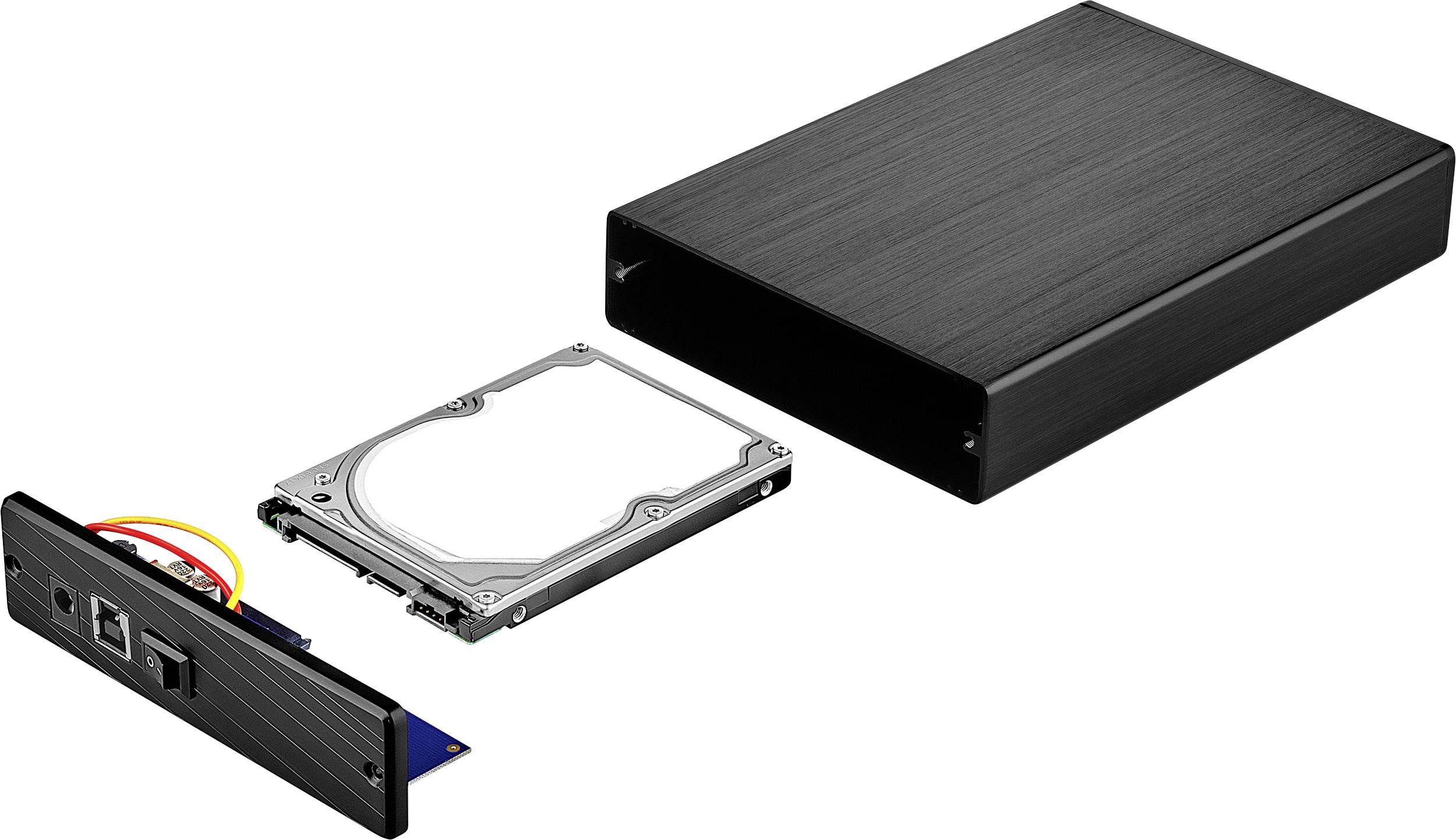 Renkforce RF-2124108 SATA-Festplatten-Gehäuse 3.5 Zoll USB 3.2 Gen 1 (USB 3.0)