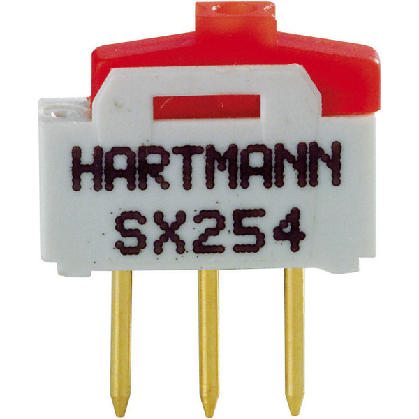 Hartmann SX254 Schiebeschalter 12 V/DC 0.5 A 1 x Ein/Ein
