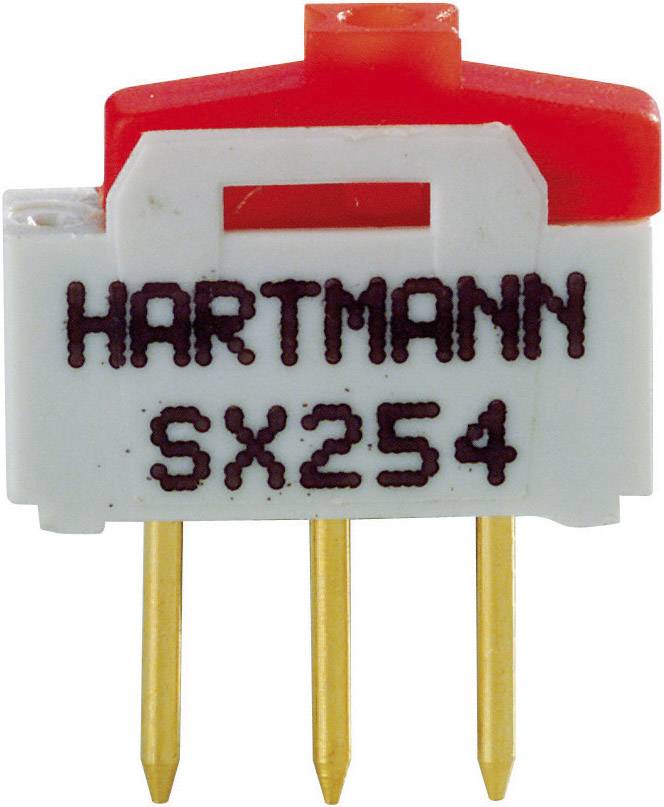 Hartmann SX254 Schiebeschalter 12 V/DC 0.5A 1 x Ein/Ein